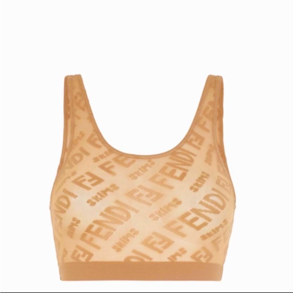 Fendi X Skims Hosiery Bralette size M